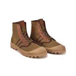 Pataugas AUTHENTIQUE M/MIXTC H4H KAKI -Pataugas Soldes Boutique 628188 BOOTS HOMME OG M MIXT C H4H KAKI 4