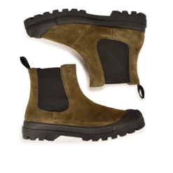 Pataugas AUTHENTIQUE C/S F4H KAKI -Pataugas Soldes Boutique 628191 BOOTS FEMME OG C S F4H KAKI 6WEB