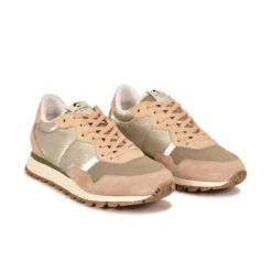 Pataugas ASTATE/MIXS F4H BEIGE -Pataugas Soldes Boutique 628211 BASKET FEMME ASTATE F4H MIX S BEIGE 4
