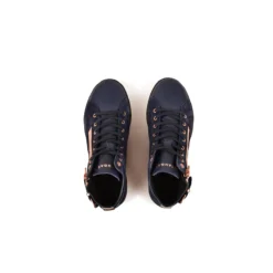 Pataugas PALME/MIX F4H MARINE/ROSE -Pataugas Soldes Boutique 628270 922 BASKET FEMME PALME MIX F4H MARINE ROSE 6