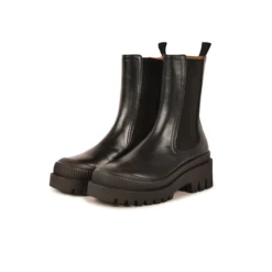 Pataugas AINOA CH/N F4H NOIR -Pataugas Soldes Boutique 628291 BOOTS FEMME AINIOA CH N F4H NOIR 5