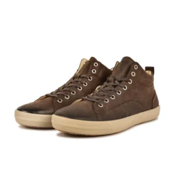 Pataugas NEW CARLO/W H4H CHOCOLAT -Pataugas Soldes Boutique 628305 BASKET HOMME NEW CARLO W H4H CHOCO 4