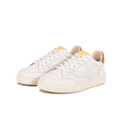 Pataugas BASALT/N F2H BLANC/CORAIL -Pataugas Soldes Boutique BASKET FEMME BASALT N F2I BLANC CORAIL 628053 936 5