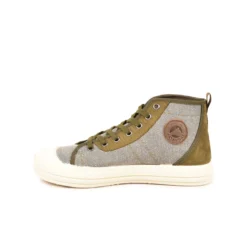 Pataugas ETCHE M/MIXTC F4I KAKI 8 Pataugas ETCHE M/MIXTC F4I KAKI -Pataugas Soldes Boutique BASKET FEMME ETCHE M MIXTC F4I KAKI 628485 554 3