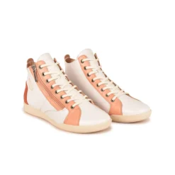 Pataugas PALME/PER F2I ABRICOT 10 Pataugas PALME/PER F2I ABRICOT -Pataugas Soldes Boutique BASKET FEMME PALME PER F2I ABRICOT 628402 252 4