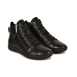 Pataugas PALME F4G NOIR -Pataugas Soldes Boutique BASKETHAUTEFEMMEPALMEF4GNOIR4