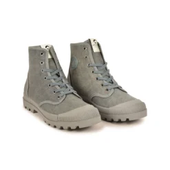 Pataugas AUTHENTIQUE M/TDLV F2I VERT DE GRIS -Pataugas Soldes Boutique BOOTS FEMME OG M TDLV F2I VERT DE GRIS 628337 305 4